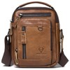 HUMERPAUL Messenger Bag for Men, Man Bag Genuine Leather Crossbody
