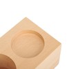Wooden Coffee Tamper Station Stable Prevent Slip Coffee Tamper Holder