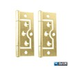 4 Pcs Brass Flush Door Hinges 75mm (3 inch) Heavy