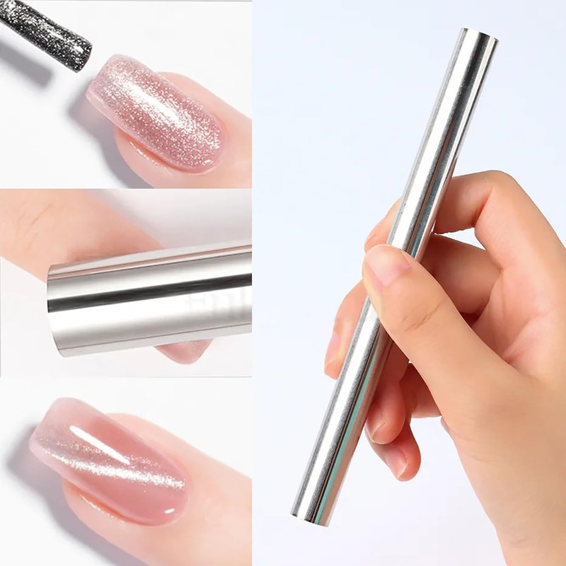 SILPECWEE 3Pcs Cat Eye Magnet for Nails Gel Nail Polish