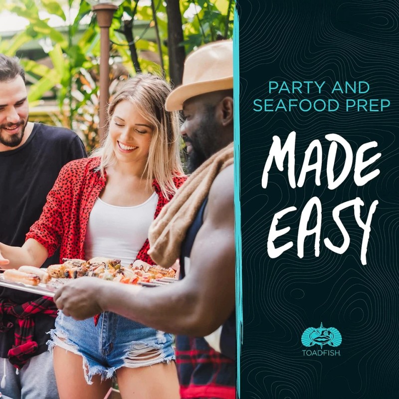 Toadfish Shrimp Deveiner Tool - Prawn & Seafood Peeler -