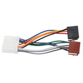 Keenso CD Player Wiring, Radio ISO Wiring Harness Plastic Flexible CD Player Adapter Replacement for MITSUBISHI Lancer Pajero Navigation accessories Automotive Electronics