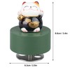 Music Box Round Shape Fortune Cat Style Pleasing Melody Exquisite