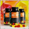 Vitamin D3 + K2 Gummies 180x with 1000 IU Vitamin