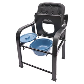 Bedside Commode, 551lbs Shower Chair, 250kg Toilet Seat, Heavy Duty Bedside Commode for Hospitals, Toilets, Bathrooms for The Elderly/Disabled/Pregnant Women