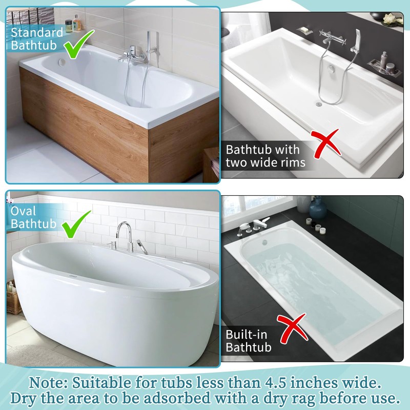 Dreamtop Saddle Shape 2 Compartment Bath Toy Storage Net, Bathroom