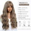 Esmee Long Wavy Ash Blonde Wigs for Women with Fringe