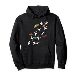 Farm Animal Lover Hen Rooster Poultry Bird Footprint Chicken Pullover Hoodie