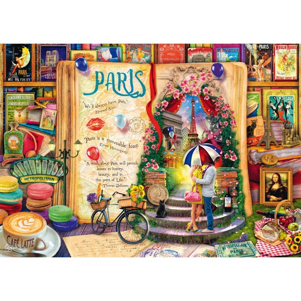 Schmidt Spiele 58599 Memories of Paris, Aimee Steward, 1000 Piece