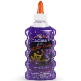 Elmer's Elmer's Liquid Glitter Glue, Washable, Purple, 6 Ounces, 1 Count - Great For Making Slime