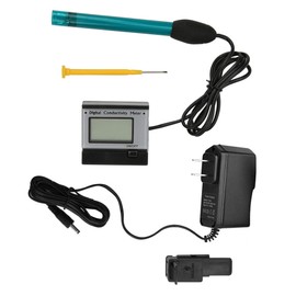 Digital Electrical Conductivity EC Meter Water Quality Tester Detector Monitor 0-199.9ms/cmUS Plug 110V