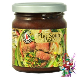 Yoaxia ® Brand Set – [195 g] Flying Goose Seasoning Paste for Pho (Vietnamese Soup) + a Small Lucky Pendant Free