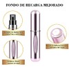 Mini Atomizador Perfume Recargable,5 ml Dispensador de Perfume Aluminio Portátil,4pcs