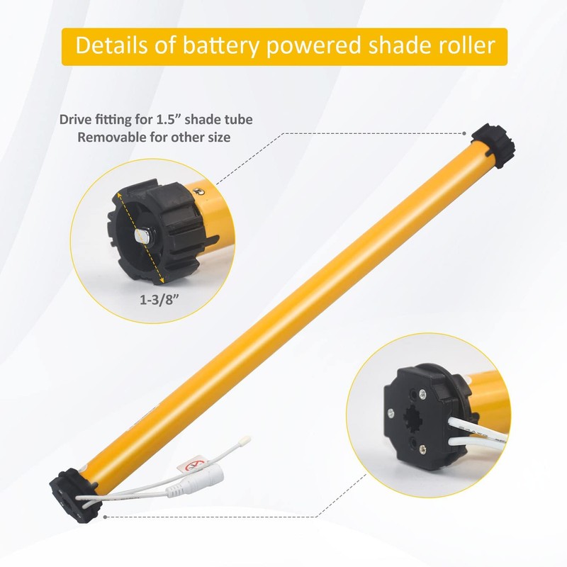 AM25 RF Solar Powered Rechargeable Battery Motor Kit Wireless Battery