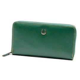 Money Wallet, Feng Shui Wallet, Feng Shui Wallet, Green, Green, Feng Shui Wallet, Long Wallet, Green Wallet, Genuine Leather, Leather, Round Zipper, Round Zipper, Good Luck Wallet, Horse Racing,