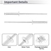 RATCHROLL Dome Head Large Flange Blind Rivets 2.4mm Grip Diameter