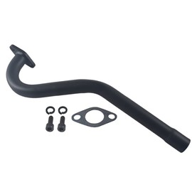 VCUJSUC Exhaust Pipe For Coleman CT100U Predator 79cc 98cc 3HP Mini bike Black