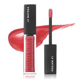WATOSA Liquid Rouge no210 Mudder Red Watusa Lip Rouge Liquid Gloss Unscented Lipstick Red Red Moisturizing Color Retention