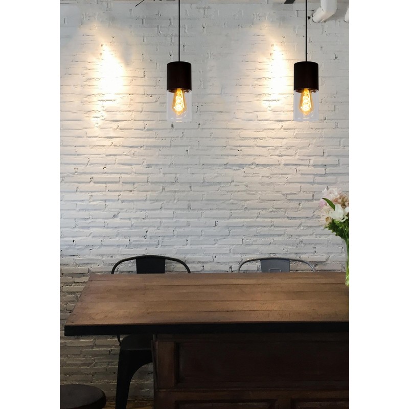 Lucide Pendant Light, 60 W, Black