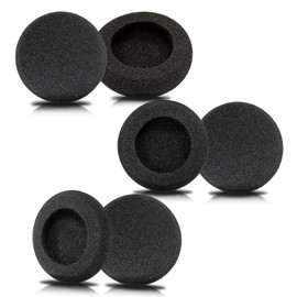 Ear Cushions Replacement for Plantronics Headset, Foam Ear Pads for Plantronics HW251N HW261N HW510 HW520 Blackwire 3210 3220 3320 C320 C3225 Jabra Biz 1900 GN2000 PRO 920 930 9450 Headphones (6 Pack)