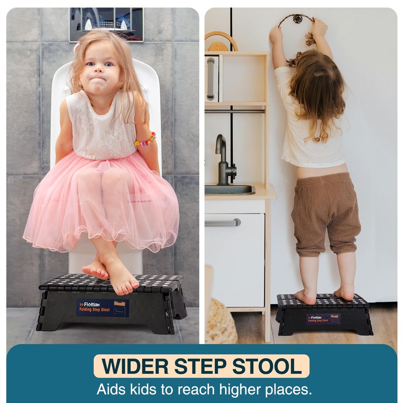 Flottian 5" Folding Step Stool for Adults and Kids 15-Inch