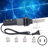 6Pcs Hot Air Gun LCD Digital Display Adjustable Portable Heating