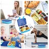 Lehoo Castle Bento Lunch Box for Kids, 1250ml Lunchbox with