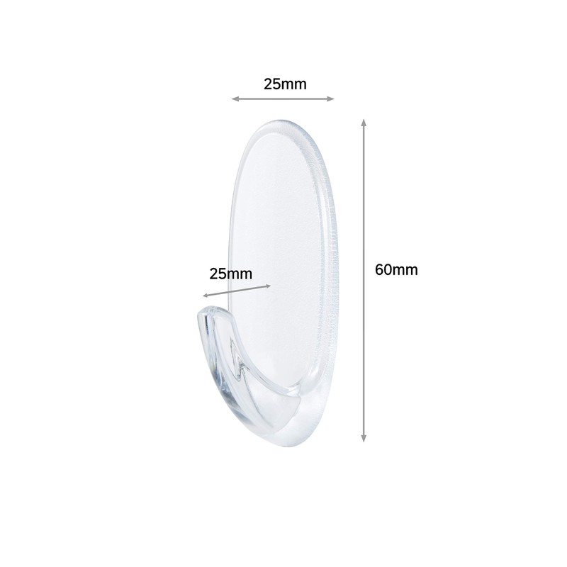 Command 17091AW – Pack of 2 Outdoor Oval Hooks, Medium