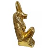New Egyptian Museum Replica Sekhmet Gold Leaf Statue 10 inches