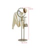 KB Designs Cheska Valet Stand - Modern Metal Organizer with