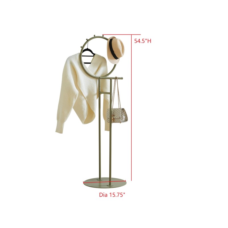KB Designs Cheska Valet Stand - Modern Metal Organizer with