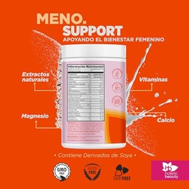 HB Meno.Support con DIM Cohosh Negro Brocoli - Apoyo Natural Durante Menopausia y Balance Hormonal  30 porciones  Holistic Beauty                     