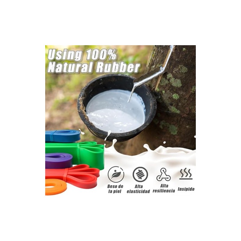 Bandas de Resistencia 13 PCS,Ligas de Resistencia para Ejercicio, Fuerte