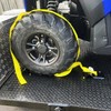 Autofonder Vehicle Wheel Chock Tie Down kit 4500lb Break Strength-4