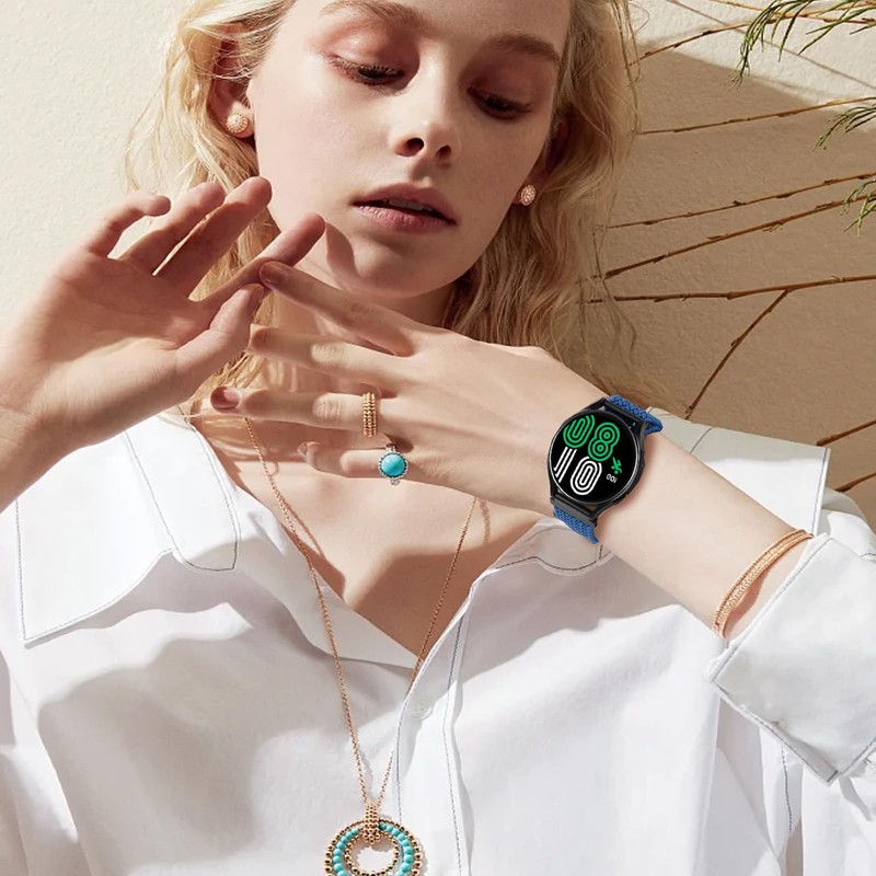 Braided Nylon Watch Bands Compatible with 16mm 18mm 19mm 20mm