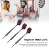 3PCS Metal Tip Darts Set for Dartboard Iron Aluminum Professional