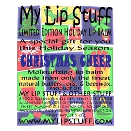 My Lip Stuff-Christmas Cheer (Jack Frost (Cherry Peppermint) Flavor) Limited Edition Holiday Lip Balm