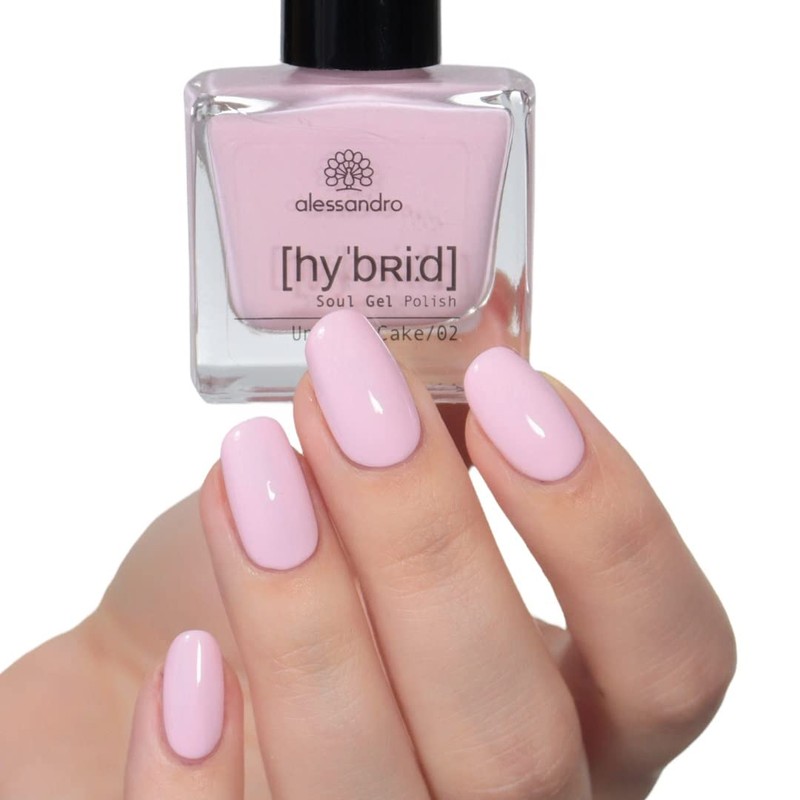 alessandro Hybrid Unicorn Cake Varnish in Pastel Pink In Just