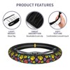 Dog Paws Steering Wheel Cover 15 inch Non-Slip Sweat Absorption