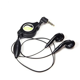 Retractable Earphones Headphones Hands-Free Headset 3.5mm w Mic Earbuds Earpieces Microphone Compatible with LG Velvet 5G, V30, G6 Phones