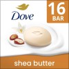 Dove Bar Soap, Shea Butter & Vanilla, 3.75 oz., 16