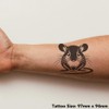'Cute Mouse' Temporary Tattoo - Water Resistant, Skin-Safe, Non-Toxic Transfer