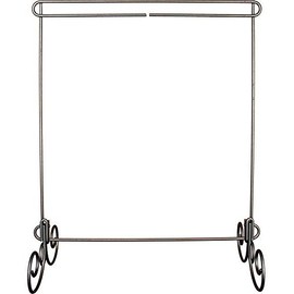 Ackfeld 12inx14in Table Stand Gray Fabric Holder, 12" x 14", Grey