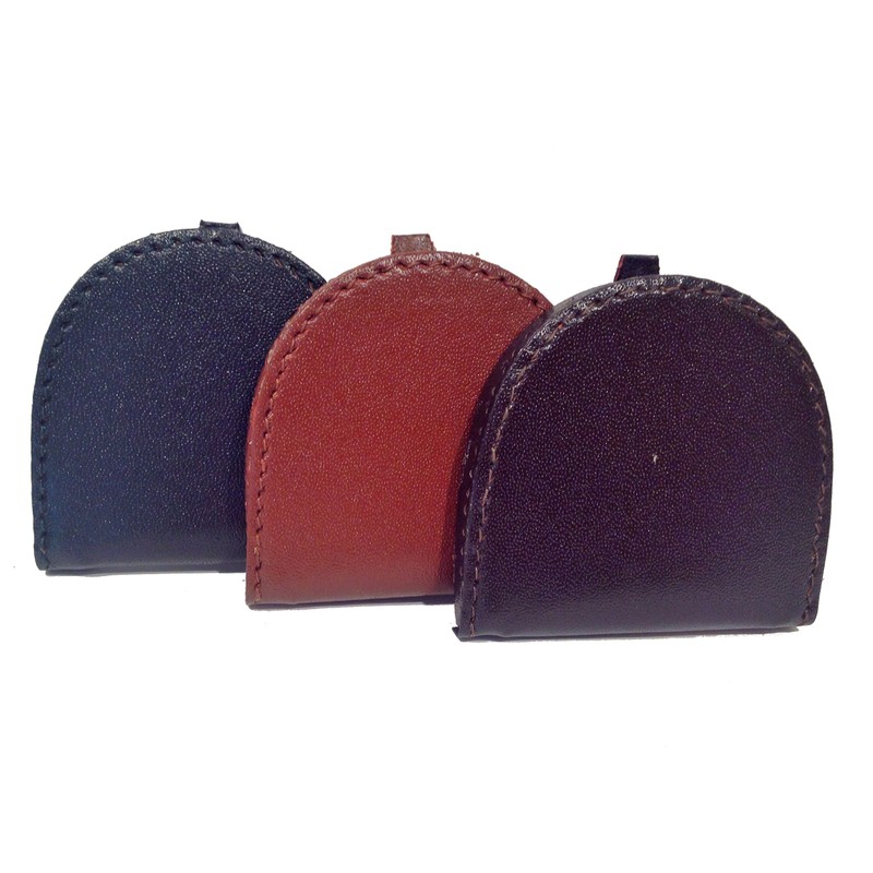 Real Leather Gents Coin Tray Purse Wallet - by THE