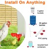 ZenxyHoC Chicken Waterer Cups, 6 Pack Automatic DIY Chicken Water