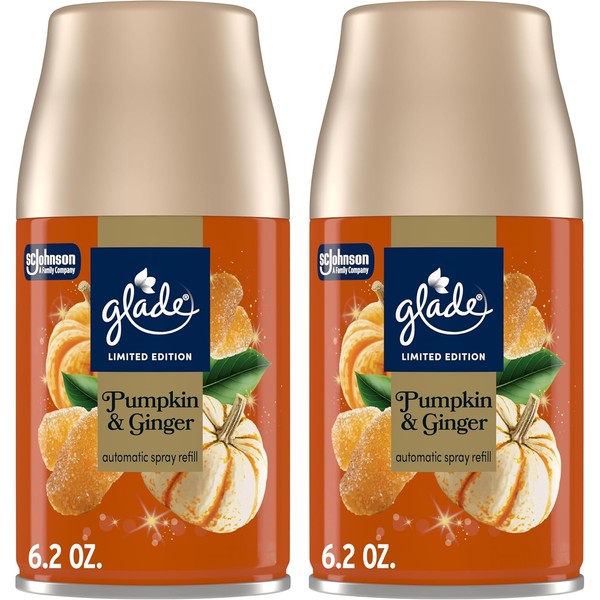 Glade Automatic Spray Refill, Pumpkin & Ginger, Scented Air Freshener