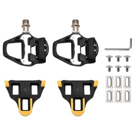 Giilayky Cycling Road Bike Bicycle Self-Locking Pedals for SPD SL Road Bike Click Pedals Kit