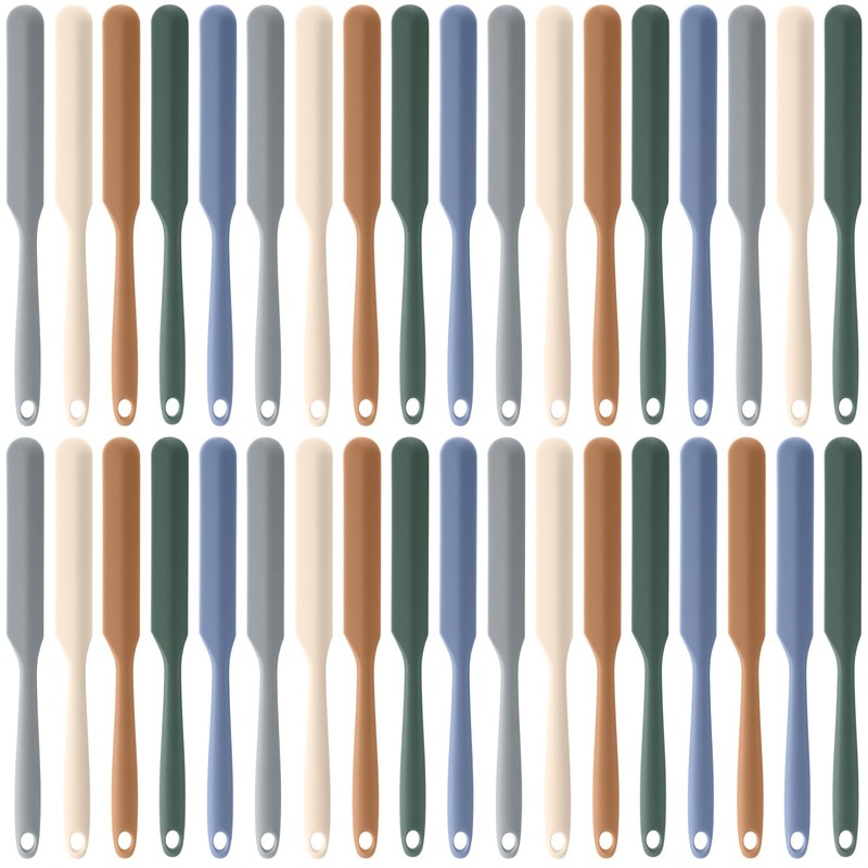 Honeydak 36 Pcs Mini Silicone Spatula Bulk 8.3 inch Small