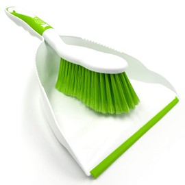 Dustpan and Brush Set , Choose Your Colour (Green)