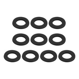 sourcing map Carbon Steel Flat Washer Fits M12 Bolts, 20pcs M12 x 23.5 x 2.4mm Black Oxidized Grade 8.8 Alloy Steel Fasteners for Mechanical Industry